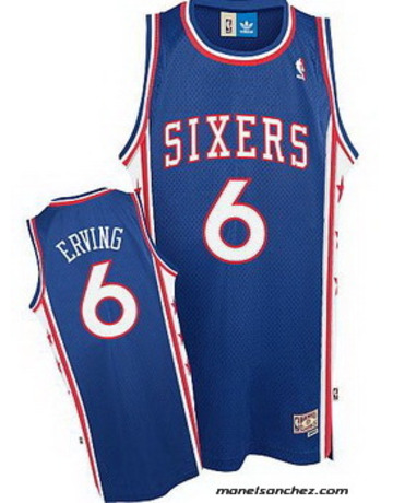 Adidas Shirt Borda Erving (Sixers/azul)