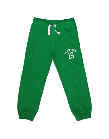 Champion Athletic Kids Pant NY 1919 Manschette (grün/weiß)