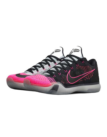 Kobe X Elite Low "Mambacurial" (010/schwarz/wolfgrau/pink-Fisch)