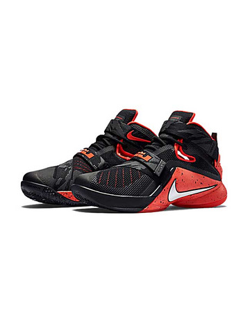 Nike Zoom Lebron Soldier 9 Premium "Bright Crimson" (negro/blanco-bright crimson)