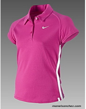 Nike Polo Niña Club W(610/rosa)