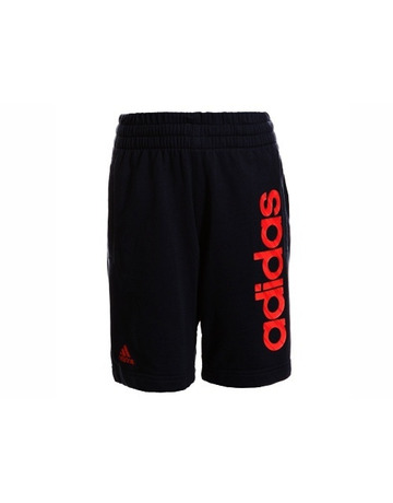 Adidas Pantalón Niño YB S KN (schwarz/rot)
