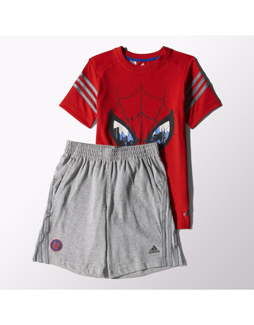 Adidas Marvel Set Kind Spider-Man (rot/gris/azul)