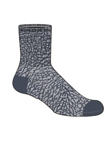 Jordan Elephant Print HQT Sock (464/squadron blue/wolf grey)