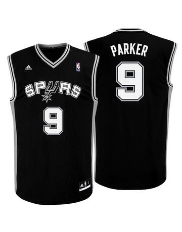 Adidas Camiseta Parker Spurs (negro/blanco)