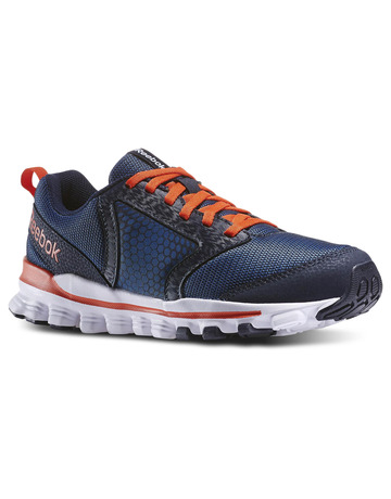 Reebok Junior Hexaffect Run 2.0 Wild (azul indigo/naranja/blanco)