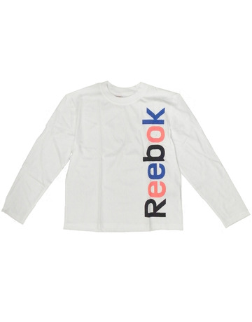Reebok Camiseta Niño M/L Logo Sport Tee (blanco)