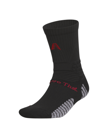 Adidas Anthony Edwards AE Crew Socks "Black Pure Ruby"