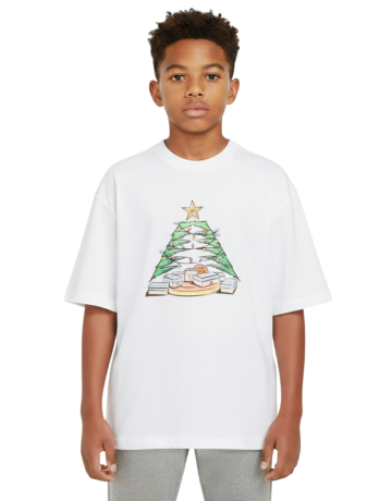 Adidas Anthony Edwards XMAS Junior Tee "White"