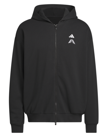 Adidas Basketball Anthony Edwards Foundation Full-Zip Hoodie "Black"