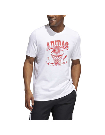 In den Einkaufswagen Adidas Basketball Aworld Hoops Graphic Tee "White" Adidas Basketball Aworld Hoops Graphic Tee "White"