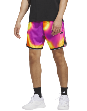 Adidas Basketball Crazylite AOP 6 Short "Lucid Pink-Yellow"