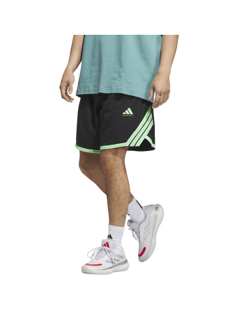 Adidas Basketball Crazylite Short "Black-Lime Burst"
