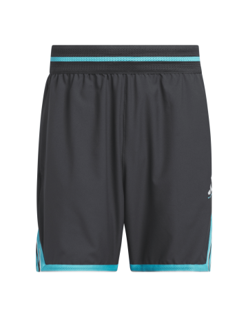 Adidas Basketball Crazylite Short "Carbon-Lucid Cyan"