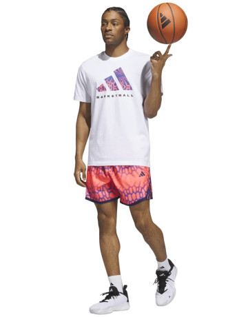 Adidas Basketball Crazylite Short Graphic "Solar Turbo"