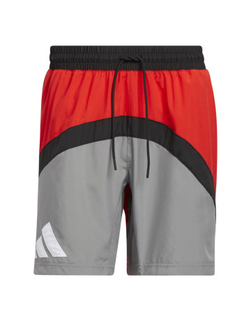 Adidas Basketball Galaxy Short "Vived Red-Grey"