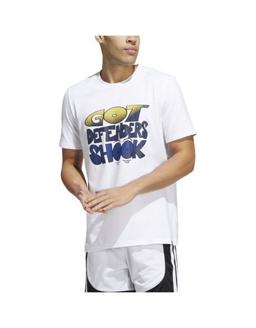 In den Einkaufswagen Adidas Basketball Got You Shook Graphic Tee "White" Adidas Basketball Got You Shook Graphic Tee "White"
