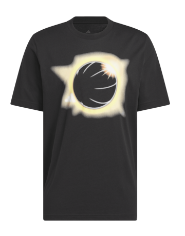Adidas Basketball Novelty Eclipsed Graphic Tee "Black"