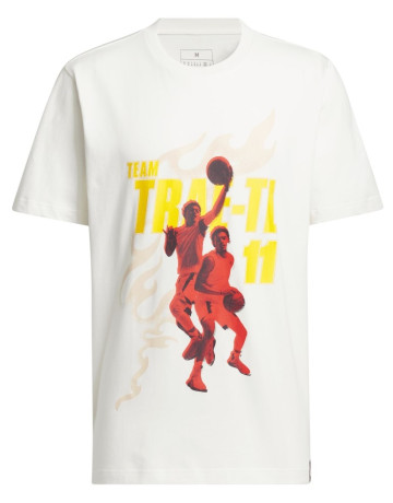 Adidas Basketball Team Trae Young Tee "Off-White"