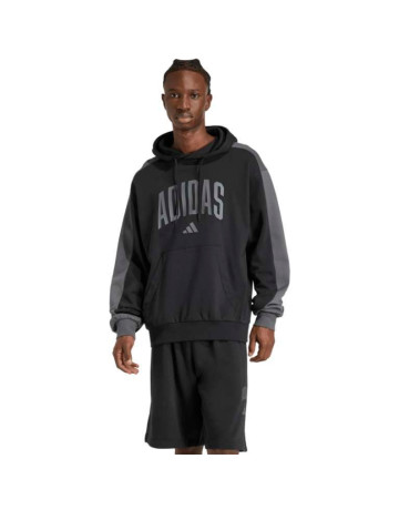 Adidas COLLEGIATE FLEECE HOODIE "Black"