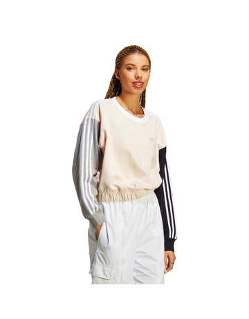 Adidas Essentials 3-Strips Crop Sweatshirt