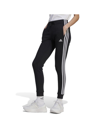 Adidas Essentials 3-Streifen Fleece Joggers "Black-White"