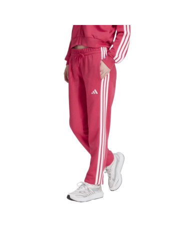 Adidas Essentials 3-Stripes French Terry Cuffed Joggers "Pink"