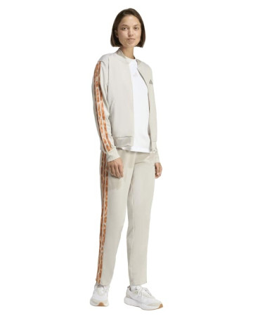 Adidas Essentials 3-Stripes Track Suit "Beige"