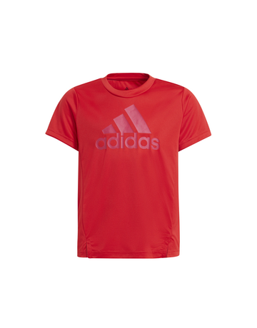 Adidas Mädchen D2M Großes Logo T-Shirt