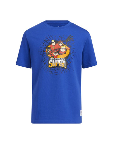 Adidas Junior Basketball Disney Pixar Incredible T-Shirt "Bold Blue"