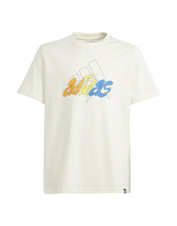 Adidas Junior Illustrated Graphic T-Shirt "White"