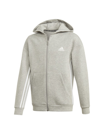 In den Einkaufswagen Adidas Junior YB MH 3-Streifen Full Zip Hoodie Adidas Junior YB MH 3-Streifen Full Zip Hoodie