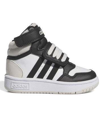 Adidas Kinder HOOPS MID 3.0 AC I "Weiß -Kern schwarz"