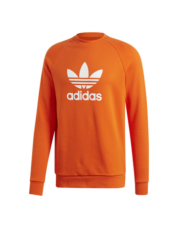 Adidas Originals Trefoil Warm-Up Sweatshirt Orange