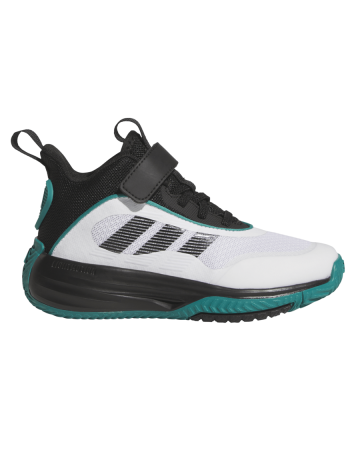Adidas OwnTheGame 3.0 K "White/Black-Pure Teal"