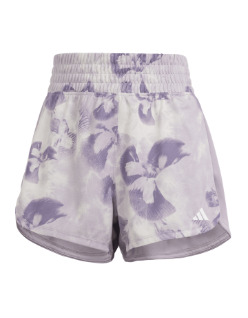 Adidas Pacer Essentials AOP Flower Tie-Dye Knit Shorts "Preloved Fig"