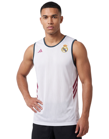 Adidas Real Madrid BB 26/27 Reversible Tank "White-Wild Pink"