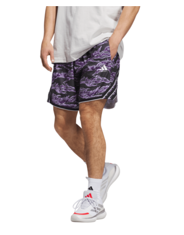 Adidas Short Basket  Crazy Lite AOP "Aurora Purple-black"