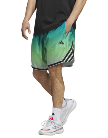 Adidas Short Basket Crazylite AOP 2 "Lime Burst/Pure Teal"