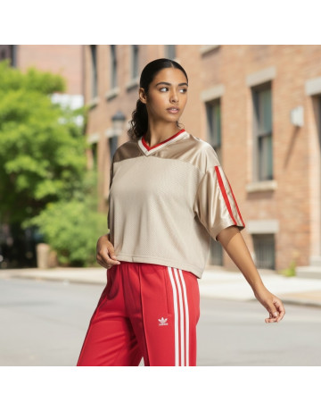 Adidas STADIUM MESH T-SHIRT "Beige"