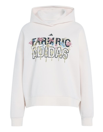 Adidas x Farm Rio Hoodie "Ecru Tint-Shadow Brown-Multicolor"