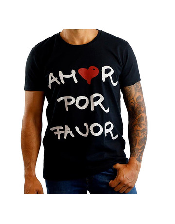 Amor Por Favor Letters T-Shirt