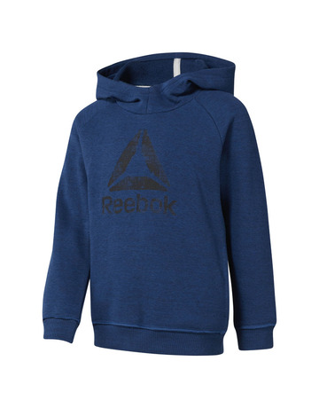 Reebok Kids Training Essentials Marbel Over The Head Hoody (BUNKER BLUE)