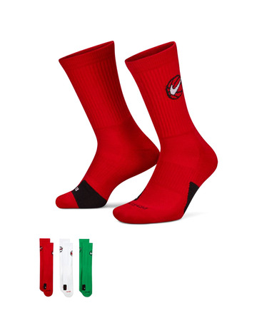 Calcetines Basket Nike Everyday Crew "Tricolor RWG"