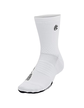 Calcetines Curry UA AD Playmaker Mid "White Black"