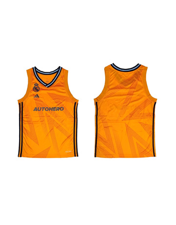 Camiseta Junior 2a Equipación Real Madrid Basket "Orange"