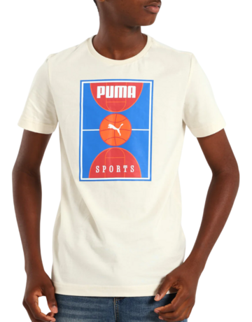 T-Shirt Puma Korb BPPO Jr Alpine Snow