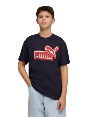 Puma ESS LOGO LAB Relaxed Tee "New Navy"