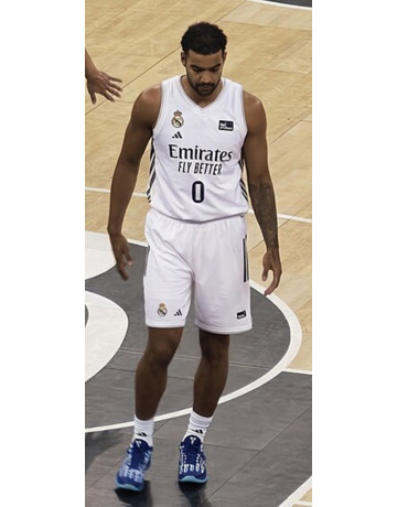 Camiseta Real Madrid Basket 1ª Equipación JR. 2025-26 # 0 LYLES #
