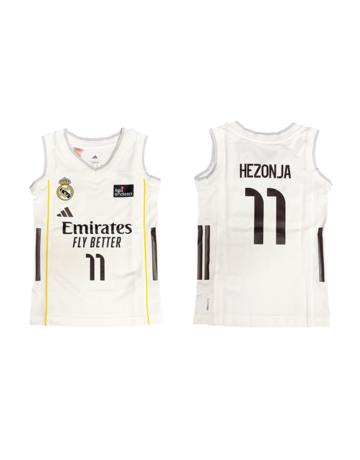 Camiseta Real Madrid Basket 1ª Equipación JR. 2025-26 # 11 HEZONJA #